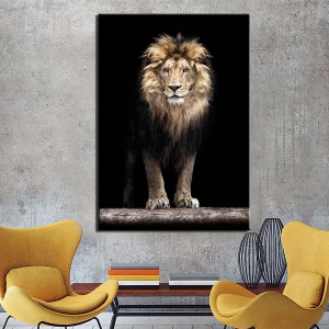 Tableau lion majestueux Tableau Lion Tableau Animaux taille: XXS|XS|S|M|L|XL|XXL