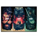 Tableau affiches trilogie originale Star Wars