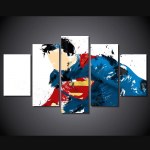 Tableau Superman abstrait