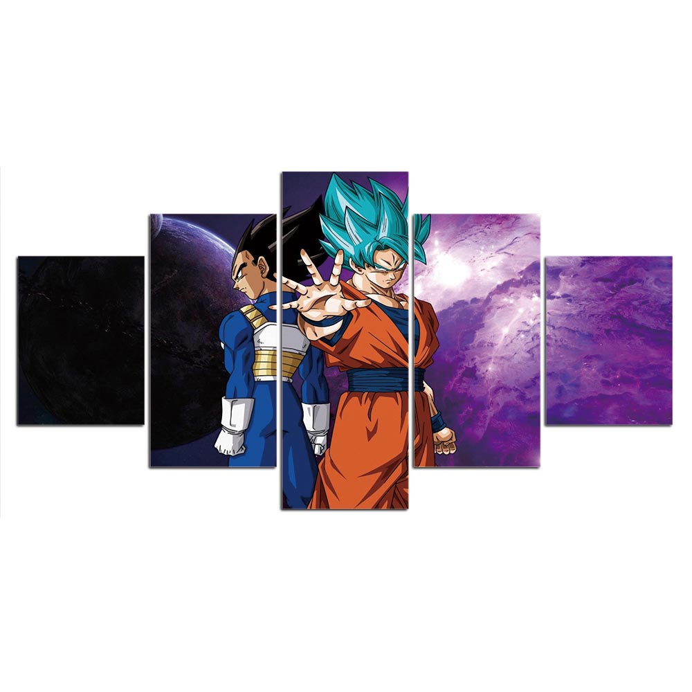 Cuadro Son Goku vs Vegeta • Cuadros Tabloide
