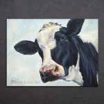 Tableau tête de vache Tableau Animaux Tableau Vintage taille: XS|S|M|L|XL|XXL