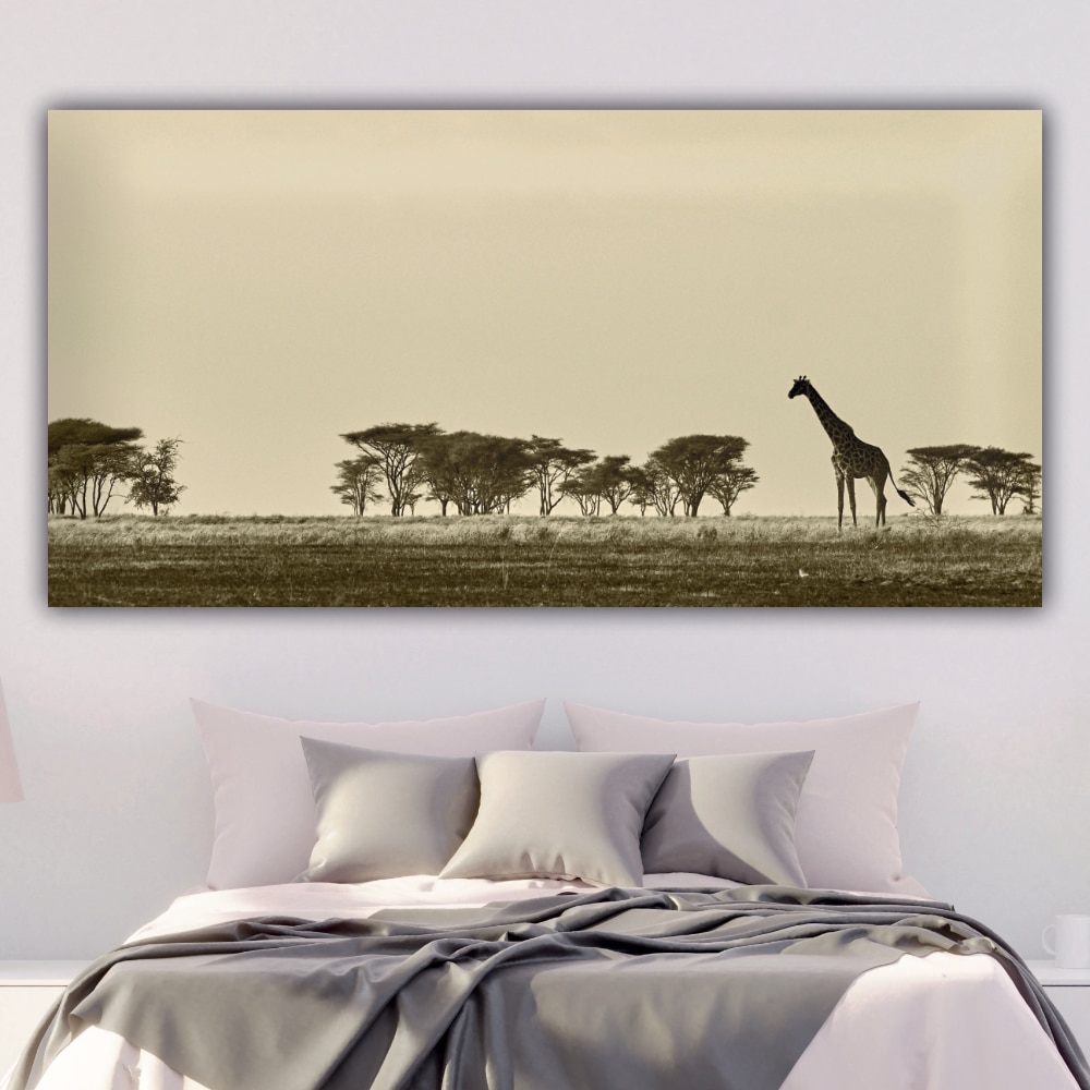 Tableau Girafe dans la savane Uncategorized taille: XXS|XS|S|M|L|XL|XXL
