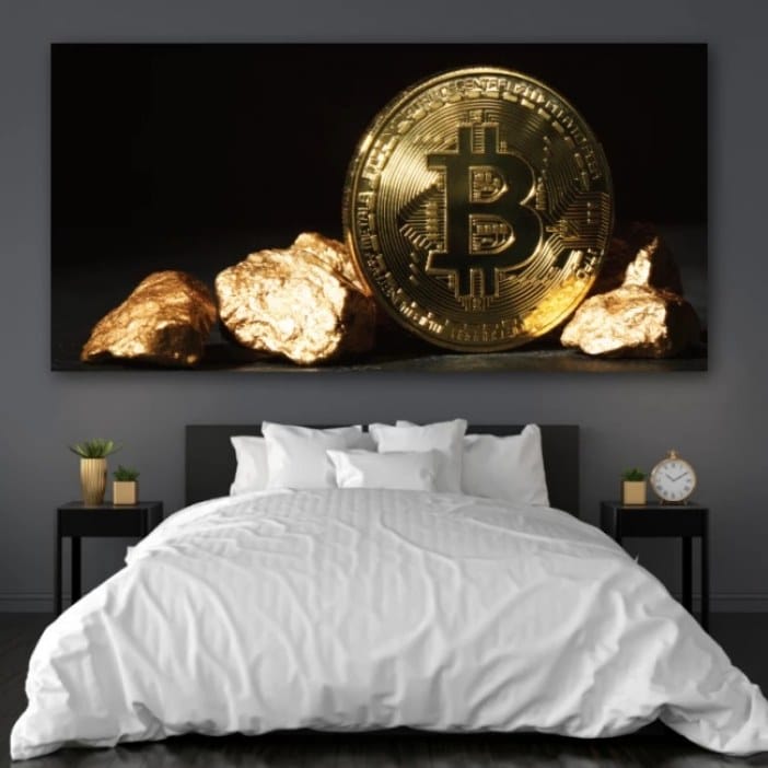 Cuadro Bitcoin y Oro