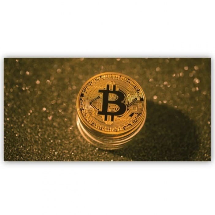 Cuadro Bitcoin radiante