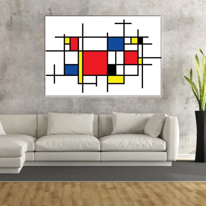 Cuadro Composición Mondrian