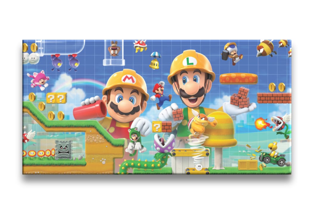Tableau Super Mario et Luigi Tableaux originaux Tableau Geek Tableau Super Mario taille: XXS|XS|S|M|L|XL|XXL