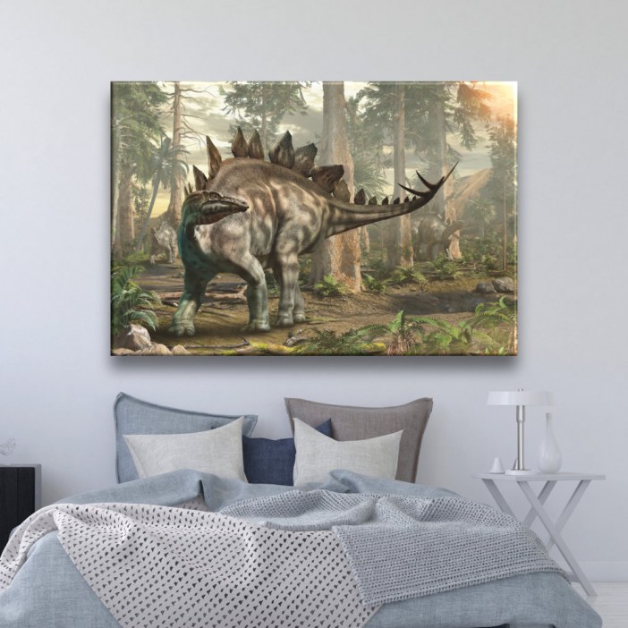 Cuadro Dinosaurio estegosaurio