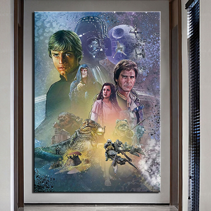 Tableau personnages Star Wars