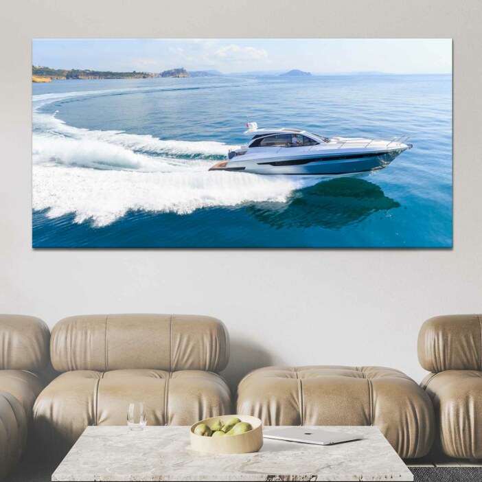 Tableau Bateau Moteur Virage