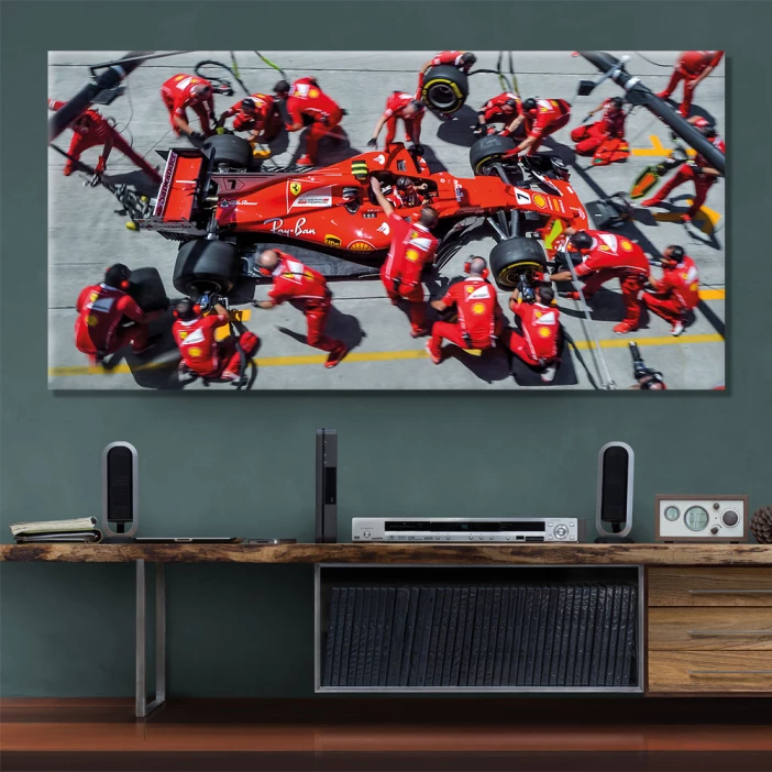 JPG1-1 Tableau Ferrari course Grand Prix