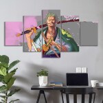 Peinture sur toile modulaire, décor de maison, une pièce, images de dessin animé Zoro, affiche imprimée moderne pour salon, Art mural Uncategorized b69a2031f5475bad48ac93: 10x15 10x20 10x25cm
