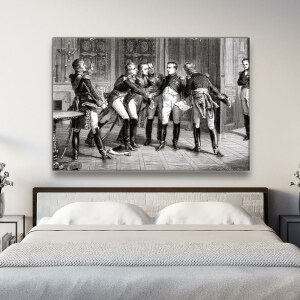 Tableau Abdication de Napoléon Tableau Geek Tableau Minecraft taille: XS