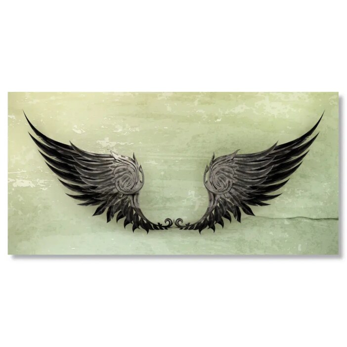 Tableau Ailes gothiques Tableau Vintage Tableaux originaux