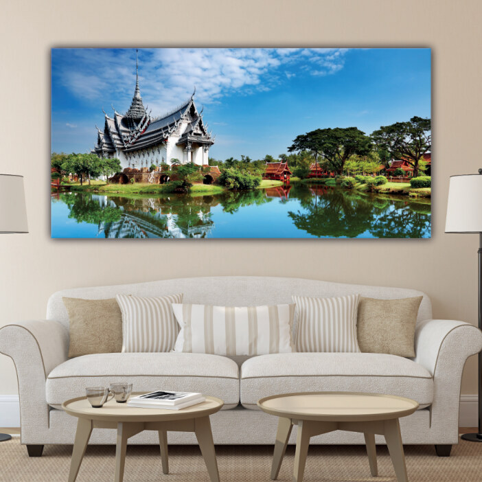 Tableau Ancienne ville Tableau Monde Tableau Thaïlandais
