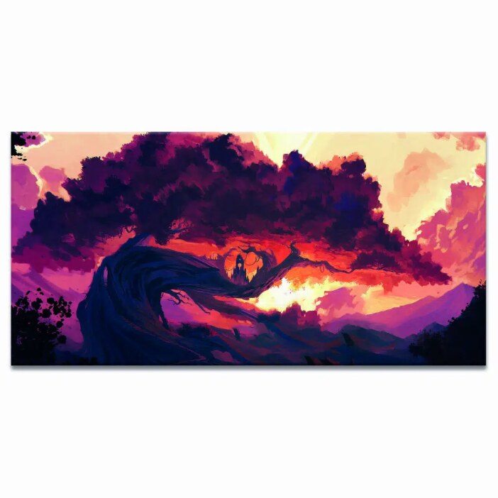 Tableau Arbre de peinture abstraite moderne