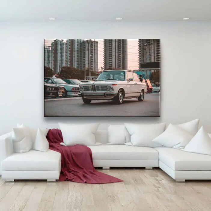 Tableau BMW 2002 Tableaux originaux Tableau BMW Tableau Voiture taille: XXS