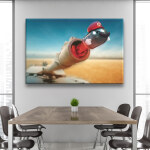 Tableau Canon Super Mario Tableaux originaux Tableau Geek Tableau Super Mario taille: XXS