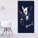 Tableau Chat en costume Tableau Animaux Tableau Chat
