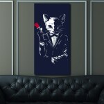 Tableau Chat en costume Tableau Animaux Tableau Chat