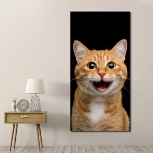 Tableau Chat heureux Tableau Animaux Tableau Chat