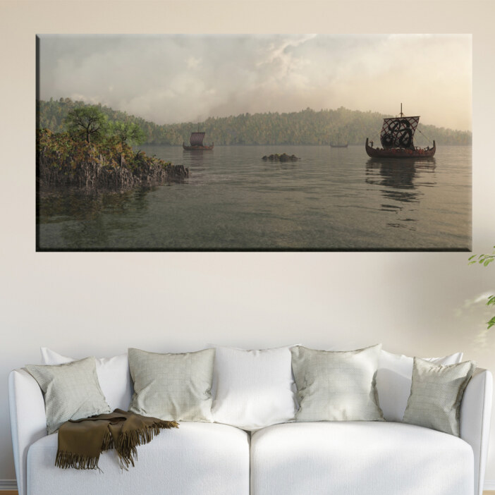 tableau dans un salon