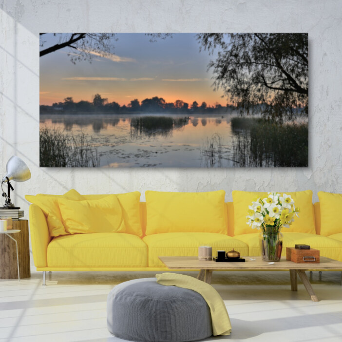 Tableau Lever du soleil dans la mangrove Tableau Paysage Tableau Nature