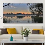 Tableau Lever du soleil dans la mangrove Tableau Paysage Tableau Nature