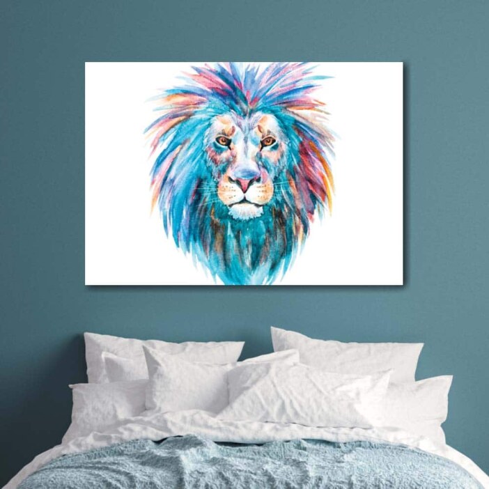 Tableau-Lion-abstrait-Tableau-Lion-Tableau-Abstrait-Tableau-Animaux Tableau Lion abstrait Tableau Lion Tableau Abstrait Tableau Animaux taille: XS