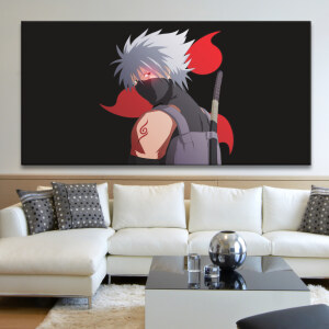 Tableau Manga Kakashi Tableau Geek Tableau Manga Tableau Naruto taille: XXS