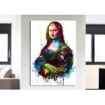 Tableau Mona Lisa abstrait