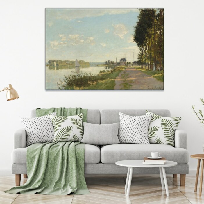 Tableau Monet Argenteuil Tableau Artiste Peintre Tableau Monet taille: XXS