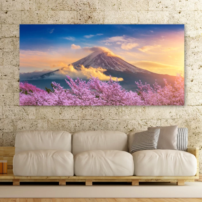 Tableau-Mont-Fuji-6 Tableau Mont Fuji Tableau Montagne Tableau Nature Tableau Paysage