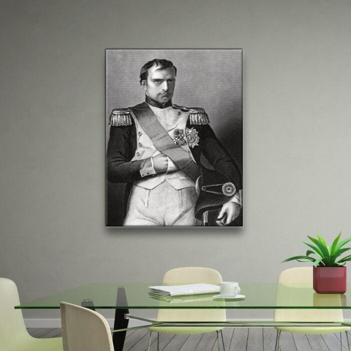 Tableau Napoléon Bonaparte empereur français Tableau Napoleon taille: XS