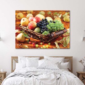 Tableau Nature morte panier de fruit Tableau Nature morte Tableau Nature taille: XS