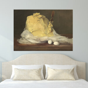 Tableau Nature morte un tas de beurre Tableau Nature Tableau Nature morte taille: XXS