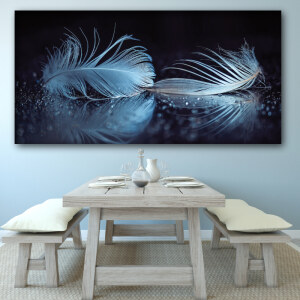 Tableau Plume au repos Tableau Zen