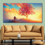 Tableau Rêve jaune Tableau Arbre Tableau Nature