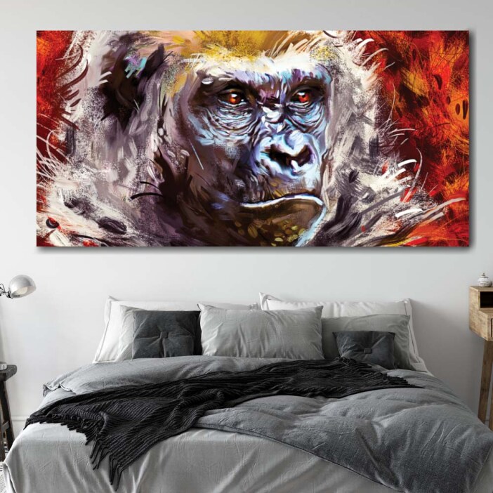 Tableau-Singe-Abstrait-1 Tableau Singe Abstrait