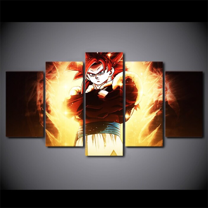 Tableau Super Saiyan 4 Tableau Dragon Ball Z Tableau Geek