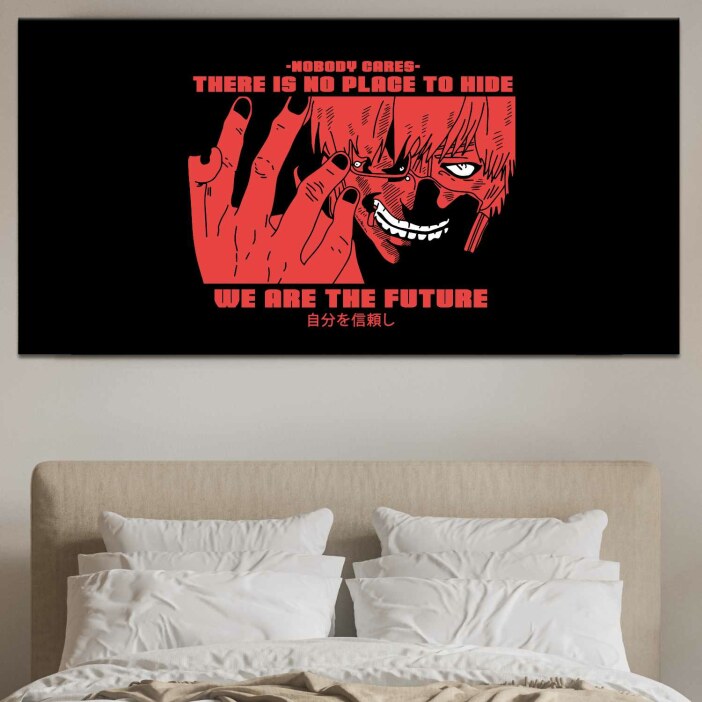 Tableau Tokyo Ghoul Nous sommes le futur Tableau Geek Tableau Tokyo Ghoul format: Horizontal