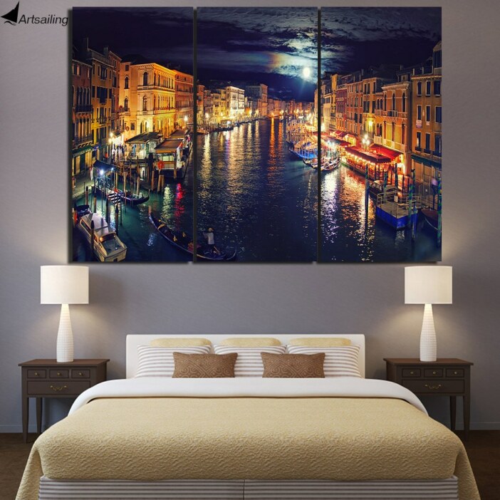 Tableau Venise la nuit