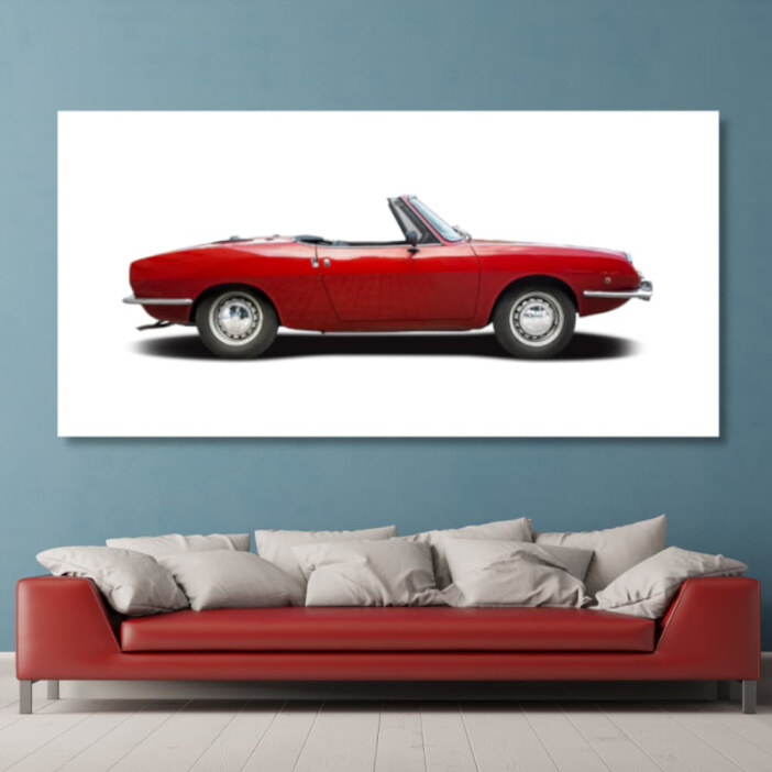 Tableau-Voiture-italienne-classique-6 Tableau Voiture italienne classique Tableau Vintage Tableau Voiture Tableaux originaux