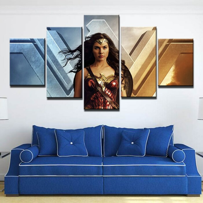 Tableau Wonderwoman et son sigle