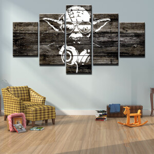 Tableau Yoda moderne Tableau Star Wars Tableau Geek
