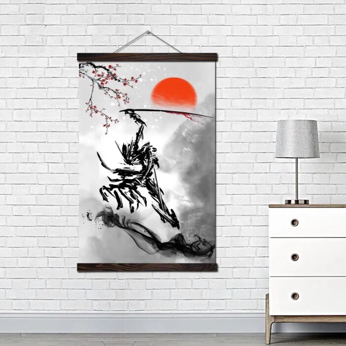 Tableau abstrait Japonais