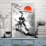 Tableau abstrait Japonais