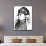 Tableau autoportrait Napoléon Bonaparte vintage Tableau Napoleon taille: XS