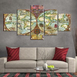 Tableau carte du monde navigateur
