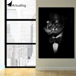 Tableau chat gentleman Tableau Chat Tableau Animaux
