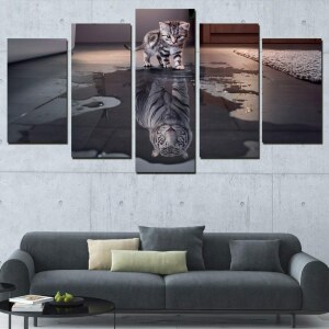 Tableau chaton tigre